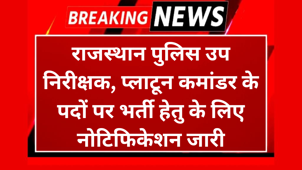 राजस्थान पुलिस उप निरीक्षक